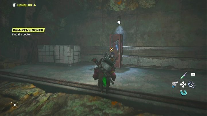 You will find this weapon during the Pew-Pew Locker main mission - Biomutant: Ultimate Weapons - list of all - Secrets & Collectibles - Biomutant Guide