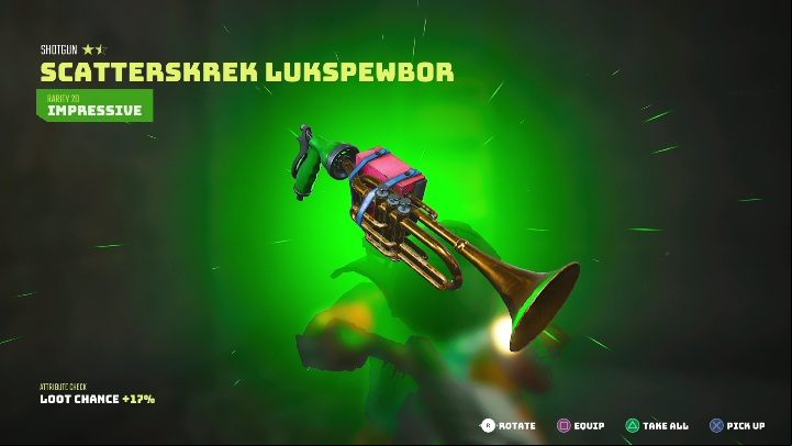 Scatterkrek Lukspewbor is a long-range weapon - Biomutant: Ultimate Weapons - list of all - Secrets & Collectibles - Biomutant Guide