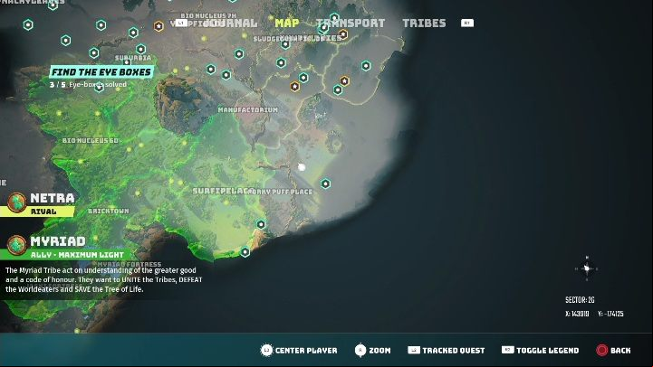 Location: Brug's Camp - Biomutant: Psionic Shrines - list of all - Secrets & Collectibles - Biomutant Guide