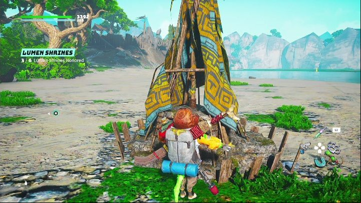 You will find this shrine on the beach heading southeast of Brug's Camp - Biomutant: Psionic Shrines - list of all - Secrets & Collectibles - Biomutant Guide
