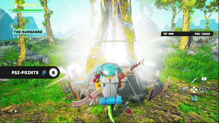 You'll find this shrine in the meadow heading north from the Sparkplant - Biomutant: Psionic Shrines - list of all - Secrets & Collectibles - Biomutant Guide