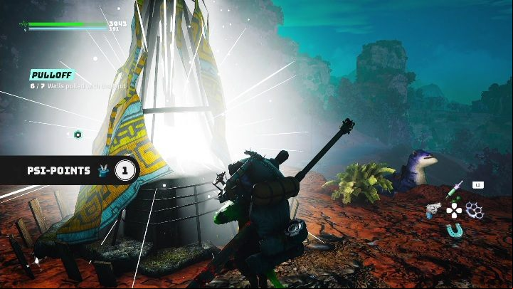 You will find this shrine in the middle of the desert area - Biomutant: Psionic Shrines - list of all - Secrets & Collectibles - Biomutant Guide