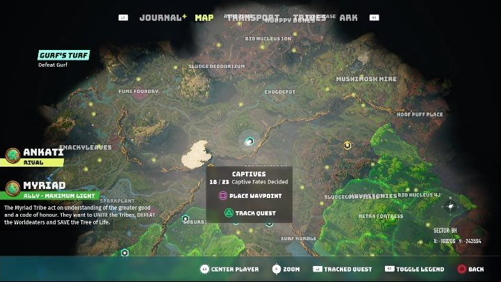Location: Gurf's Turf - Biomutant: Skillpoints Codex - list of all - Secrets & Collectibles - Biomutant Guide