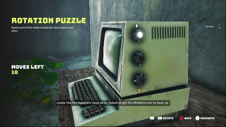The Mindmonitor is in a small bunker, on one of the wooden tables - Biomutant: Mapping out the Mindmonitor - walkthrough - NPC quests - Biomutant Guide