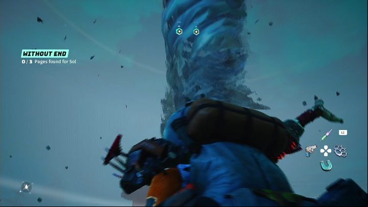 The pages for the book Sol was reading are located nearby - Biomutant: Sol - walkthrough - NPC quests - Biomutant Guide