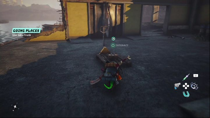 The next task from Sol will be to deliver his luggage - Biomutant: Sol - walkthrough - NPC quests - Biomutant Guide
