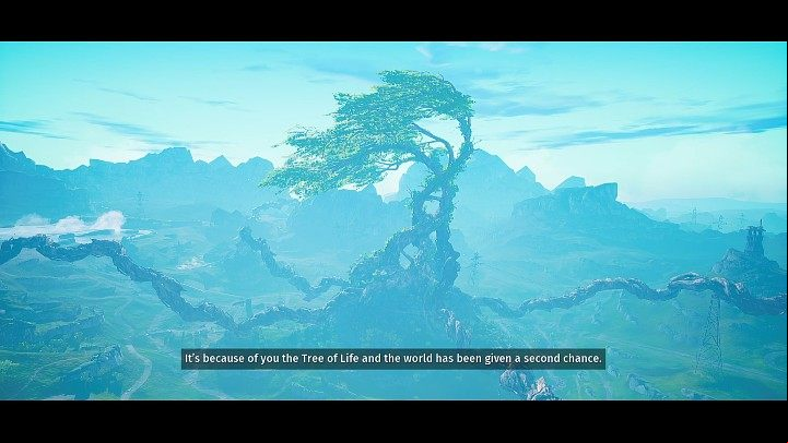 After the battle with Lupa-Lupin, the narrator will summarize the protagonist's moral choices in a few short sentences and present them as someone who has always helped others and gave the world and the Tree of Life a second chance - Biomutant: Good ending - Endings - Biomutant Guide