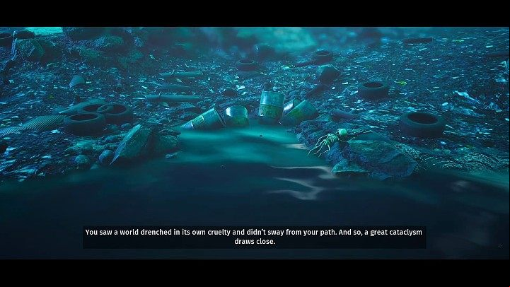 After the battle with Lupa-Lupin, the narrator will summarize the protagonist's moral choices in a few short sentences and portray them in a bad light, as someone who has not left the dark path and brought about a cataclysm - Biomutant: Bad ending - Endings - Biomutant Guide