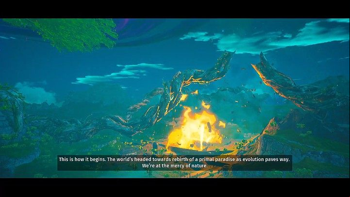 The main character follows their conscience (Dark Aura) deep into the Tree of Life and enters the Ark with their chosen companions (up to 4, not counting the Out-Of-Date and Sifu of the allied tribe) - Biomutant: Bad ending - Endings - Biomutant Guide