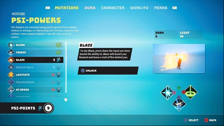 Psi-Powers are unlocked for points received for making choices in dialogues or interacting with shrines, captives, or civilians - Biomutant: Mutations - Basics - Biomutant Guide
