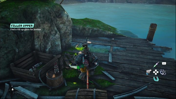 The next task is just to bring a glass vessel - Biomutant: Jumble - walkthrough - NPC quests - Biomutant Guide