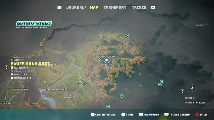 Location: Fluff Hulk Nest - Biomutant: Old World Storage - walkthrough - Exploration - Biomutant Guide