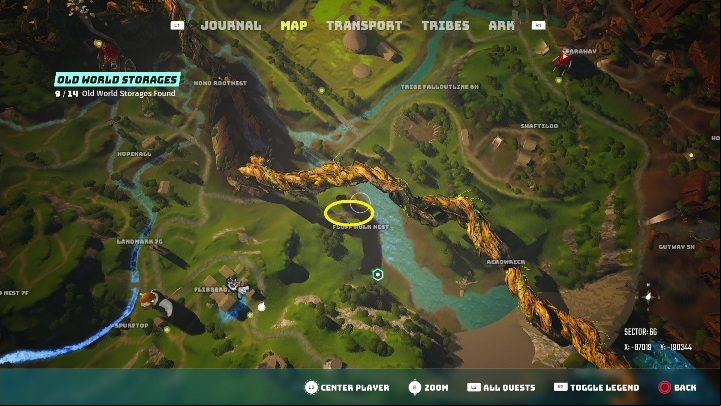 The monster is located in the northern part of the location, right next to the water tank - Biomutant: Old World Storage - walkthrough - Exploration - Biomutant Guide