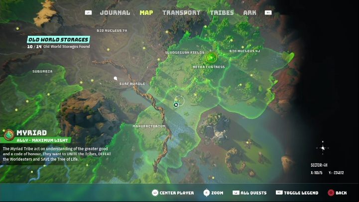 Location: Fluff Hulk Nest - Biomutant: Old World Storage - walkthrough - Exploration - Biomutant Guide