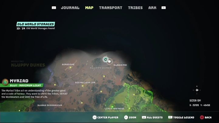 Location: Fluff Hulk Nest - Biomutant: Old World Storage - walkthrough - Exploration - Biomutant Guide