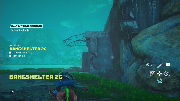 Entering the bunker will not be a problem if you have tracked the signal beforehand - Biomutant: The Radioactivity Pingdish - walkthrough - Pingdishes - Biomutant Guide