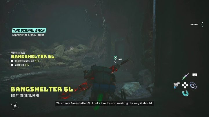 You will find the suit in Bangshelter 6L - Biomutant: The Heat Zone Pingdish - walkthrough - Pingdishes - Biomutant Guide