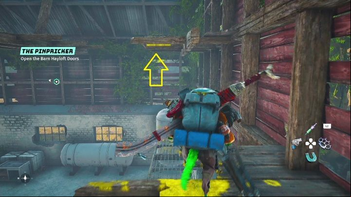 Next, jump on the boards which are marked with yellow spots - Biomutant: Maya - walkthrough - NPC quests - Biomutant Guide