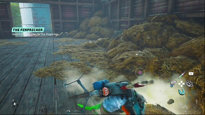 Inside you must search through the hay to find the needle - Biomutant: Maya - walkthrough - NPC quests - Biomutant Guide
