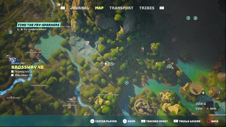 Location: In a dilapidated building, in Krossway 4E - Biomutant: Spying the Eye Box - walkthrough - NPC quests - Biomutant Guide