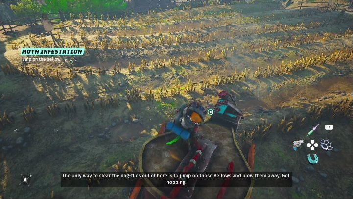This quest is very short - Biomutant: Moth Infestation - walkthrough - NPC quests - Biomutant Guide