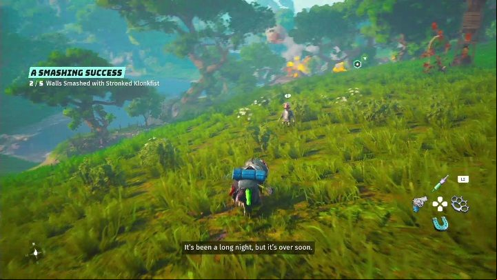 How to start: Talk to the man standing in the middle of the Freakfree - Biomutant: Scorpions - walkthrough - NPC quests - Biomutant Guide