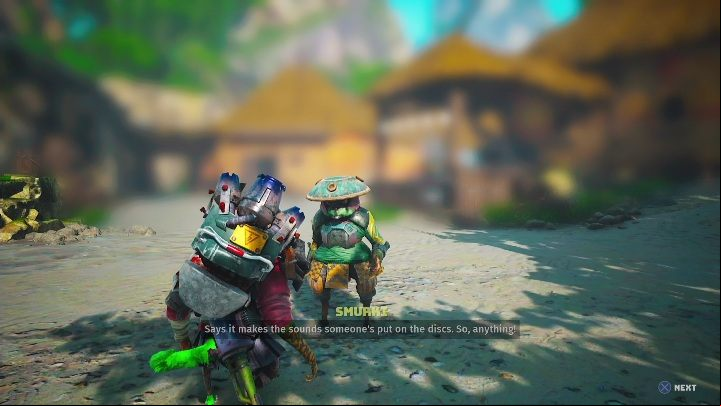 How to start: Talk to Smurki, in Hobydonk - Biomutant: The Spiral Groover - walkthrough - NPC quests - Biomutant Guide