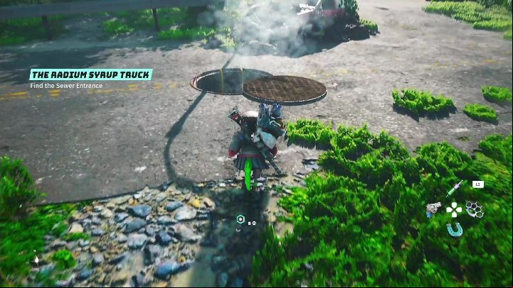 Let's start by going down to the canals, located near Gutway 4E - Biomutant: Gulp - walkthrough - NPC quests - Biomutant Guide