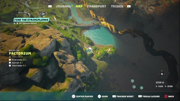 Location: Factorium - Biomutant: The Stringplonk - walkthrough - NPC quests - Biomutant Guide