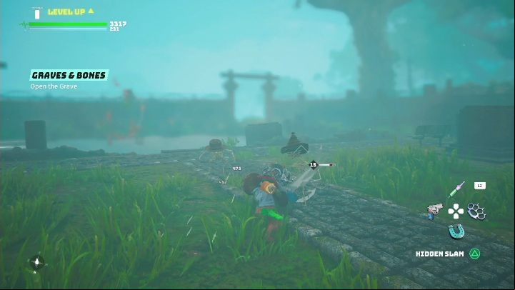 There are several opponents waiting for you before you enter - Biomutant: Klick Klack - walkthrough - NPC quests - Biomutant Guide