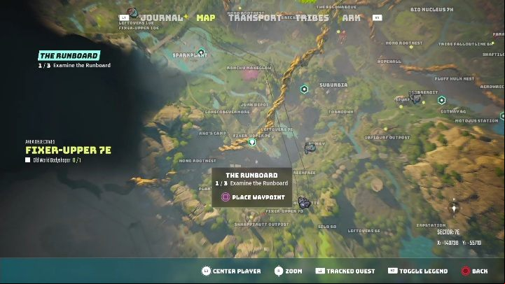 Location: Fixer Upper 7E - Biomutant: The Runboard - walkthrough - Exploration - Biomutant Guide