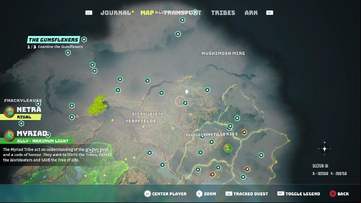 Location: Krossway 7J - Biomutant: The Gunsflexers - walkthrough - Exploration - Biomutant Guide