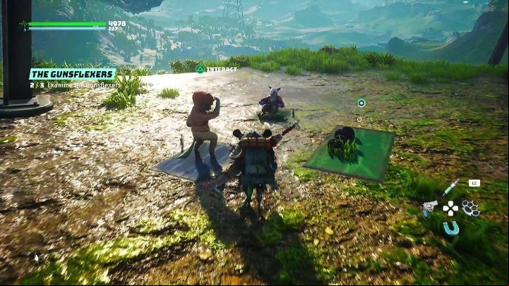 You will find this Gunsflexer on the hill near the Tree of Life - Biomutant: The Gunsflexers - walkthrough - Exploration - Biomutant Guide