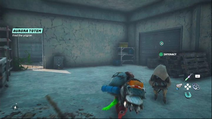 Location: In a dilapidated building, in Motojus Station - Biomutant: Aurora Totem - walkthrough - Exploration - Biomutant Guide