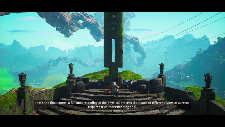 Once you have the information, head north to the top of a nearby mountain - Biomutant: Aurora Totem - walkthrough - Exploration - Biomutant Guide