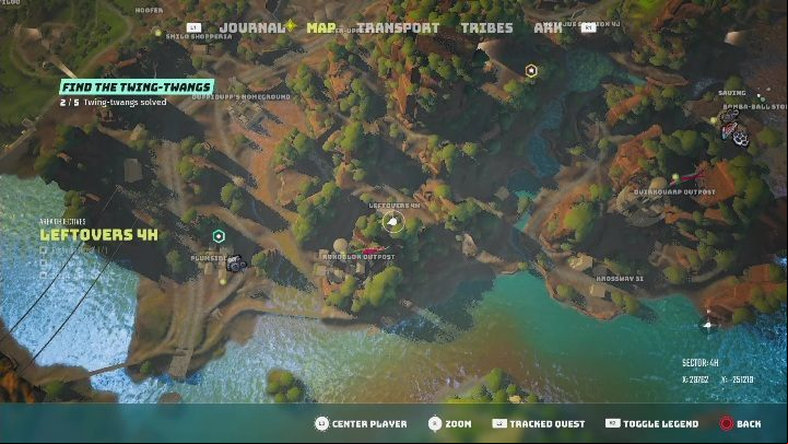 Location: Leftovers 4H - Biomutant: Find the Twing-Twangs - walkthrough - Exploration - Biomutant Guide