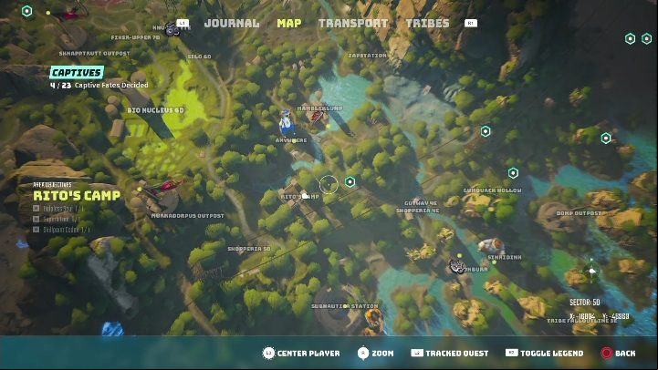 Location: Rito's Camp - Biomutant: Cleaning up - walkthrough - Exploration - Biomutant Guide