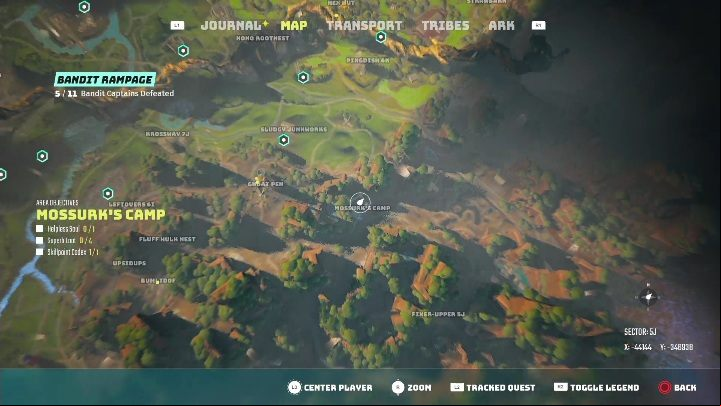 Location: Mossurk's Camp - Biomutant: Cleaning up - walkthrough - Exploration - Biomutant Guide