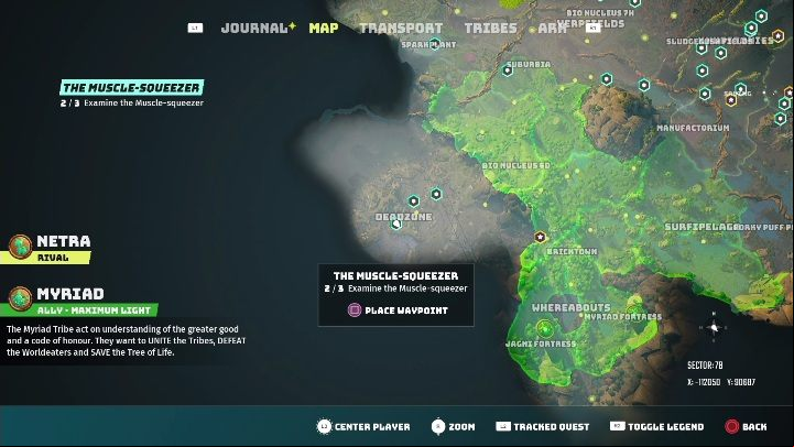 Location: Brickbrack 7B - Biomutant: The Muscle-Squeezer - walkthrough - Exploration - Biomutant Guide
