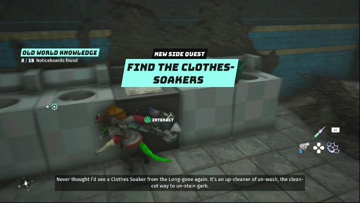 2 - Biomutant: Find The Clothes-Soakers - walkthrough - Exploration - Biomutant Guide