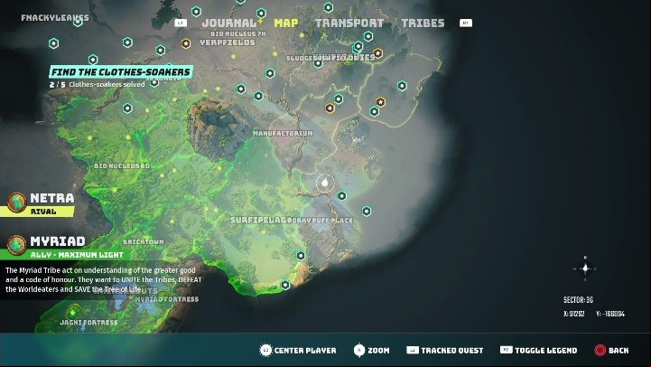 3 - Biomutant: Find The Clothes-Soakers - walkthrough - Exploration - Biomutant Guide
