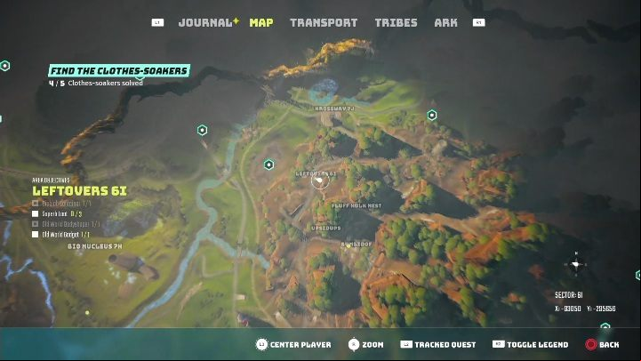 Location: In one of the buildings, in Leftovers 6I - Biomutant: Find The Clothes-Soakers - walkthrough - Exploration - Biomutant Guide