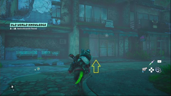 Location: In a building, on the west side of Bricktown - Biomutant: Find The Fry-Sparkers - walkthrough - Exploration - Biomutant Guide