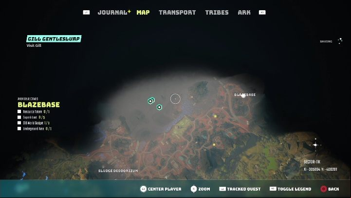 Location: In a destroyed building, in Blazebase - Biomutant: Find The Fry-Sparkers - walkthrough - Exploration - Biomutant Guide