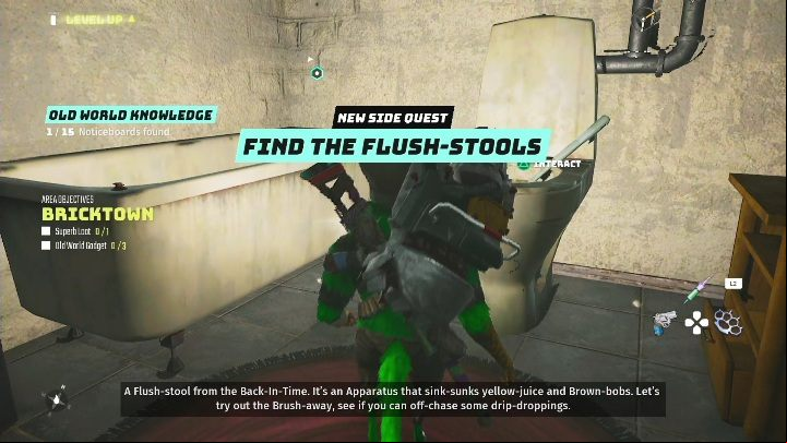 2 - Biomutant: Find the Flush-Stools - walkthrough - Exploration - Biomutant Guide