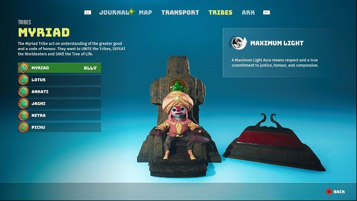 Myriad is guided by an understanding of the concept of goodness and a code of honor - Biomutant: Tribes - Basics - Biomutant Guide