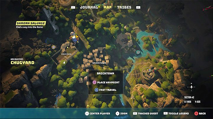 Approach a signpost to activate it - Biomutant: Fast travel - how to use? - FAQ - Biomutant Guide