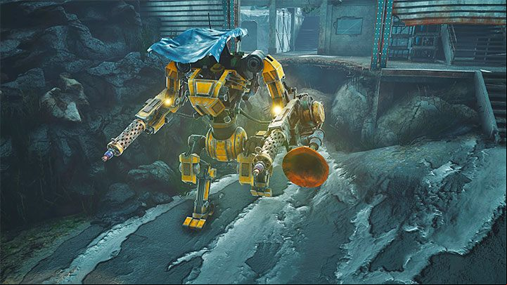 Mekton is a huge machine that you can ride while exploring selected areas of the game world - Biomutant: Mech Mekton - how to unlock it? - FAQ - Biomutant Guide