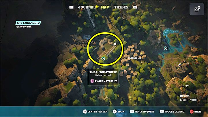 Visit The Chugyard area located in the southern part of the map - Biomutant: Mech Mekton - how to unlock it? - FAQ - Biomutant Guide