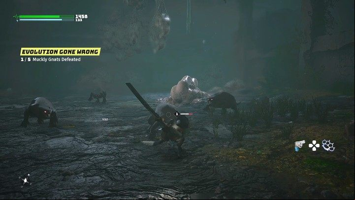 After closing Bunker 101 doors, you will be attacked by 5 mutated creatures - Biomutant: Bunker 101 - Walkthrough guide - Present - Biomutant Guide